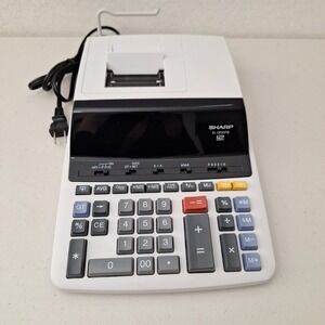 Sharp EL-2630PIII Printing Calculator 12-Digit Retro Office TESTED